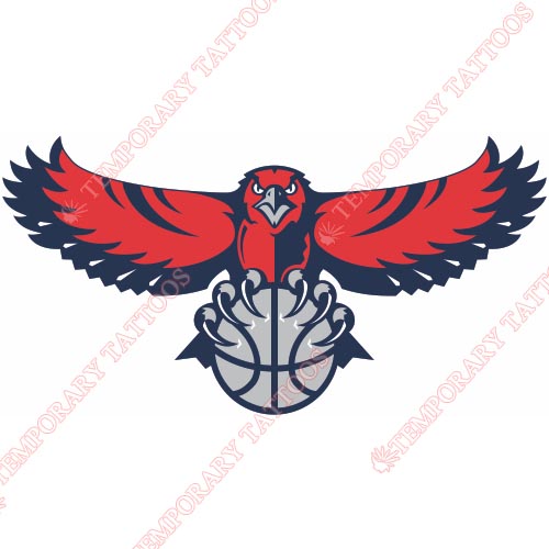 Atlanta Hawks Customize Temporary Tattoos Stickers NO.909